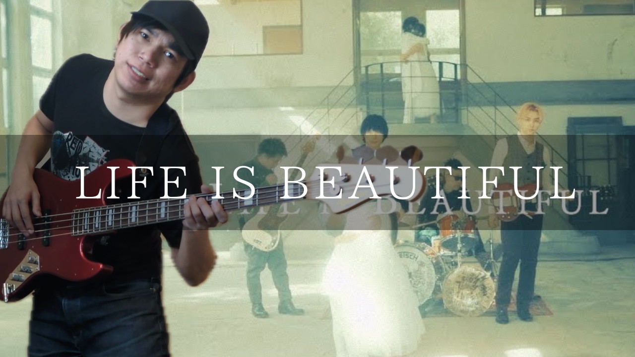 Go!go!vanillas - LIFE IS BEAUTIFUL Bass cover 弾いてみた TAB