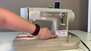 Threading and maintaining a Kenmore sewing machine