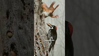Download lagu Tupai Mencuri Biji Ek, Pelatuk Membalas! 😱 #shorts #AcornWoodpecker mp3