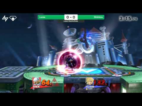 Emerald City I - Locke (Cloud) vs. Shinkou (Sheik) - Smash 4 - Losers Quarterfinals