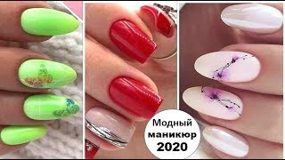 Маникюр на овальные ногти 2020