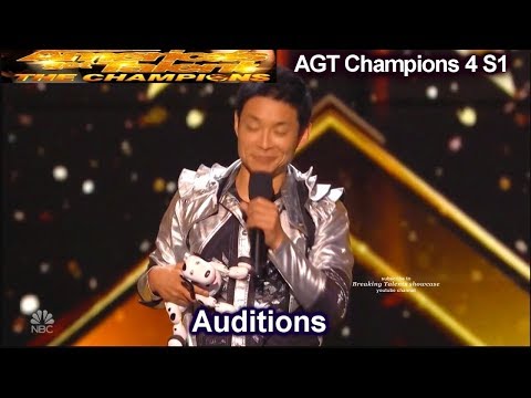 Kenichi Ebina dancer FANTASTIC & Mel B Booed (Audition | America's Got Talent Champions 4 AGT
