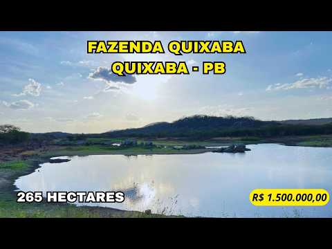 🌾 FAZENDA QUIXABA – APENAS 3 KM DE SERRA BRANCA E AÇUDE COM 8 HECTARES DE LÂMINA D’ÁGUA 🌾