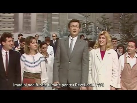 Imagini nedifuzate filmate pentru Revelionul din 1990