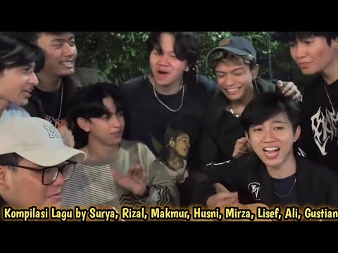 Kompilasi Lagu by Surya, Rizal, Makmur, Husni, Mirza, Lisef, Ali, Gustian #aliabdulaziz #rizaltoday