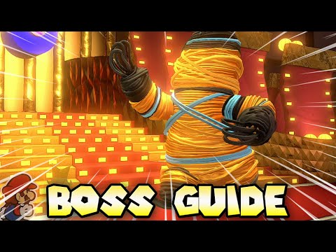 How To Beat The RUBBER BAND Boss Battle EASY In Paper Mario The Origami King!