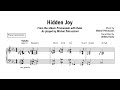 Michel Petrucciani - Hidden Joy (Piano transcription)