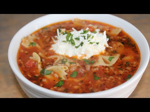 One Pot Lasagna Soup! ~Tasty & Quick Recipes