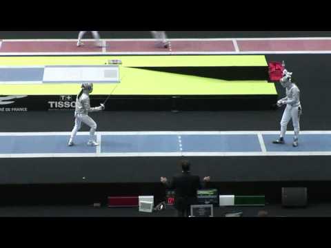 20101112 ws individual Paris 4 blue Besbes Azza TUN 14 vs Khomrova Olena UKR 15 sd No