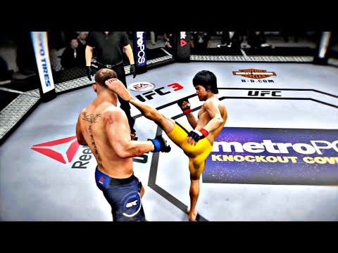 BRUCE LEE VS STIPE MIOCIC | UFC 3 BRUTAL FIGHT | UFC 3 K1 RULES | UFC 3 2020 | EA SPORTS UFC 3 | UFC