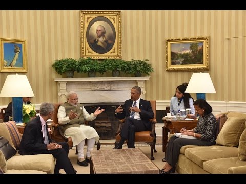 PM Modi and President of United States Barack Obama at the Joint Press Statement in Washington