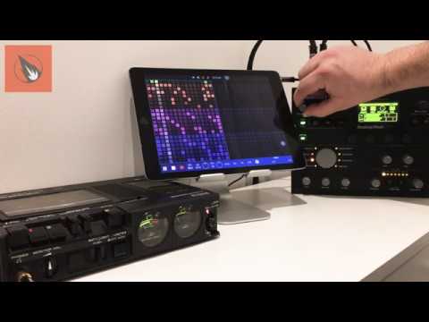 Audiokit L7 Looper + Xynthesizr + Elektron Analg Heat MK2 + Marantz CP230 Tape Recorder