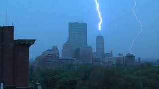 6-1-11 Lightning Strike at the Prudential in Boston