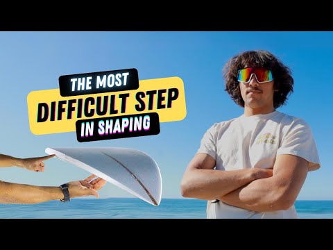 How to shape a surfboard; Zack Flores RAILS part 6B