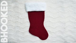 How to Crochet a Christmas Stocking Step-by-Step