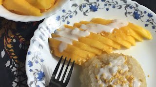 Mango with sticky Rice || Thailand Food