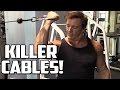 Bigger Arms with Cables - Arm Training Workouts at the Gym