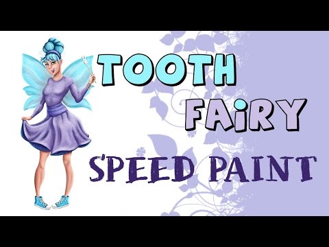 🎨 Tooth Fairy Speed Painting - 𝗦𝗽𝗶𝗿𝗮𝗹 𝗙𝗮𝗶𝗿𝘆 𝗧𝗮𝗹𝗲𝘀