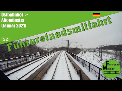 [Deutschland] Führerstandsmitfahrt 2021 * S-Bahn München * S2 Ostbahnhof - Altomünster