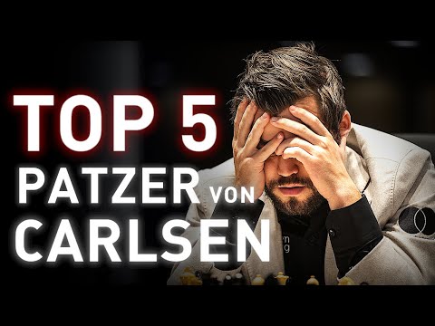 Die TOP 5 schlechtesten Züge von MAGNUS CARLSEN