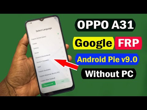 OPPO A31 FRP Bypass | OPPO A31 Google Account Unlock | FRP Unlock OPPO A31 | A31 FRP Unlock 2020 |