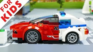 Lego Wrong Cars Brick Building Animation for Kids