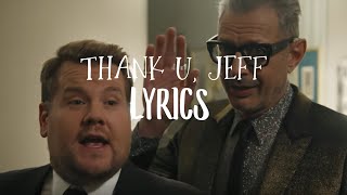 thank u, jeff - lyrics