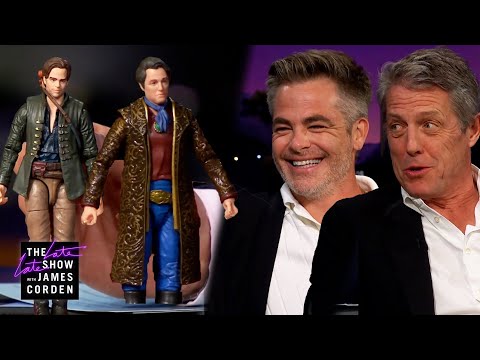 クリス・パインとヒュー・グラントが「ダンジョンズ＆ドラゴンズ」のアクションフィギュアを入手 (Chris Pine & Hugh Grant Get Their 'D&D' Action Figures)