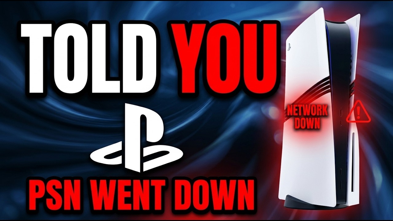 PSN just CRASHED on PS5 - THIS IS WHY WE NEED PHYSICAL!