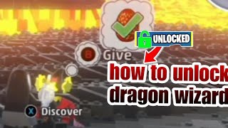 How to unlock The Dragon Wizard in lego worlds step by step