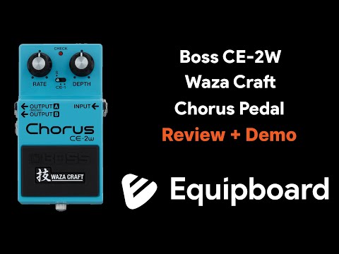 Boss CE-2W Waza Craft Chorus Pedal Review + Demo