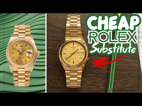 Seiko 5 Gold (SNXL72) Full Review | Super Cheap Rolex Day-Date/Datejust Alternative?
