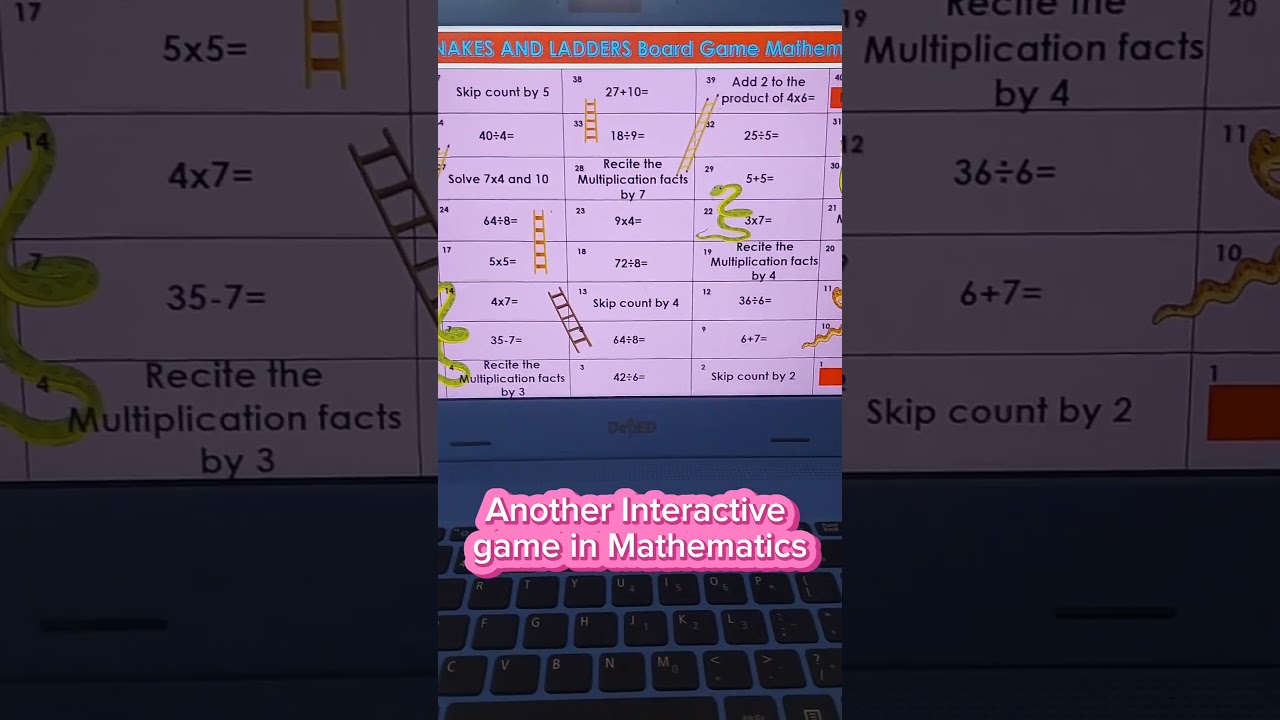 Math IM snakes and ladders