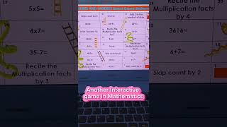 Math IM snakes and ladders
