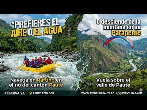 ​¿Eres más de adrenalina en el río o de libertad en las nubes? 🌊✈️​
