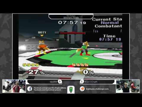 Mass Madness 17 SSBM - squible (Green Fox) vs. EGtv | Crush (Red Fox) - Melee WF