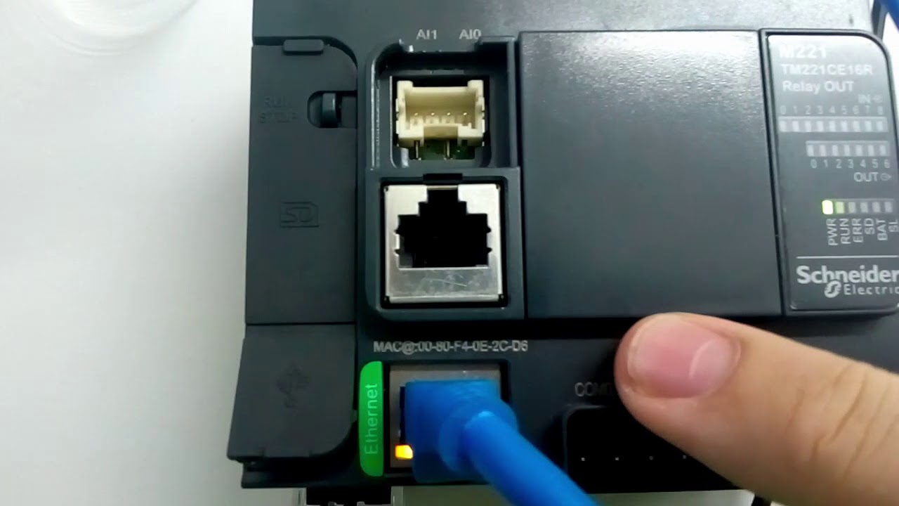 Descobrindo IP pelo MAC Address do CLP M221 Schneider