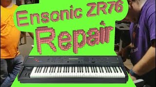 Video thumbnail for Ensoniq ZR76 Digital Synthesizer Repair by calvinthedestroyer
