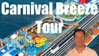 Carnival Breeze Review - Full Walkthrough - Cruise Ship Tour