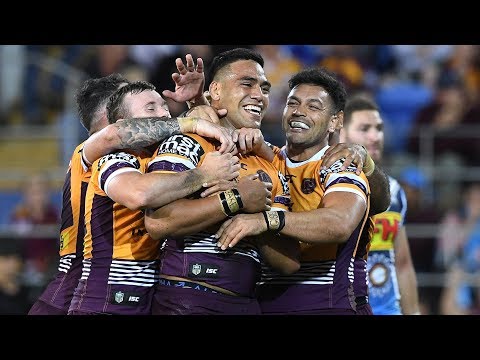 NRL Highlights: Gold Coast Titans v Brisbane Broncos - Round 17