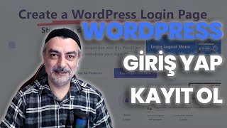 Wordpress Giriş - Kayıt - Hesabım Menüsü Oluşturma ve Özelleştirme - L