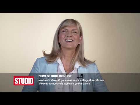 Sanja Doležal u Studiju: ‘Najljepše godine života provela sam u Fosilima’
