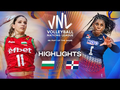 Bulgaria 🇧🇬 vs. Dominican Republic 🇩🇴 - Highlights | Week 1 | Women's VNL 2025
