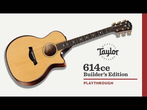 Taylor Guitars | Builders Edition 614ce | Playthrough Demo