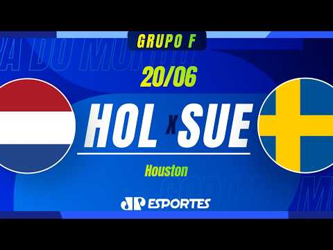 Holanda x Suécia – AO VIVO – 20/06/2026 – Copa do Mundo