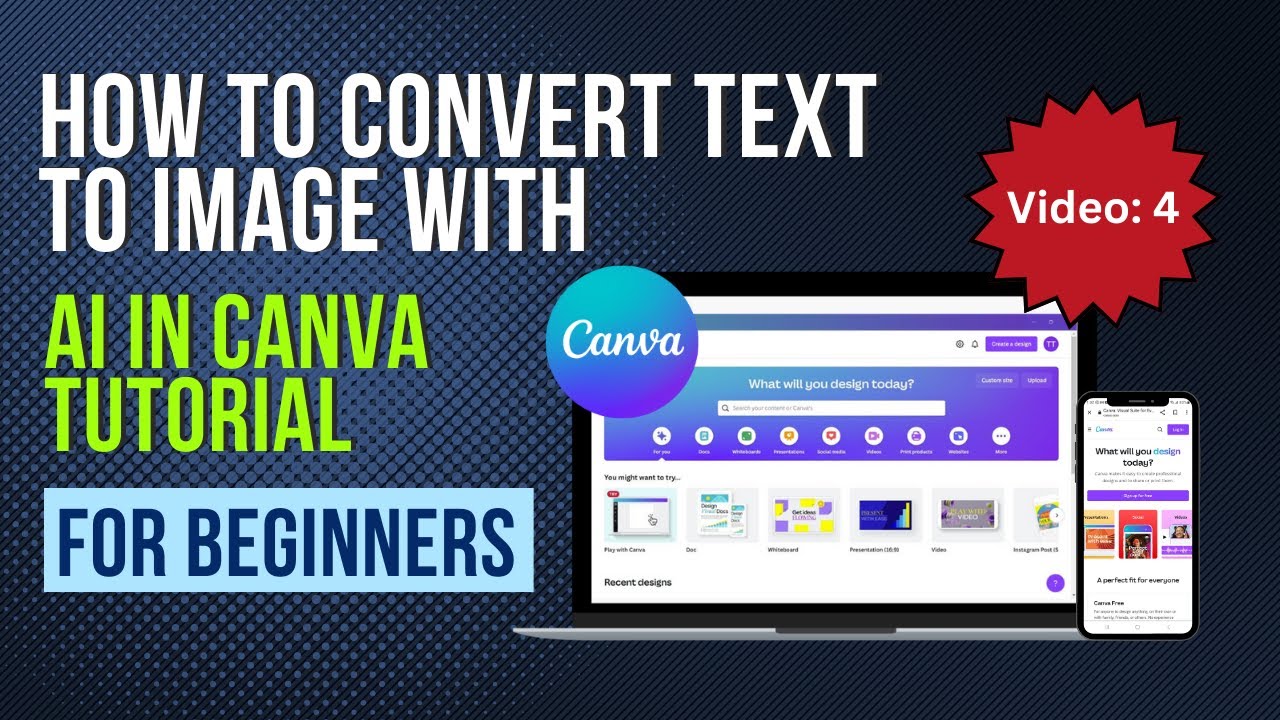 How To Convert Text To Image With AI In Canva: Tutorial For Beginners