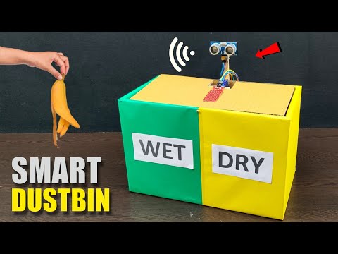 How To Make Wet and Dry Waste Management Project|| Smart Dustbin || Automatic Dustbin|| Arduino #diy