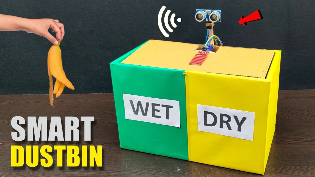 How To Make Wet and Dry Waste Management Project|| Smart Dustbin || Automatic Dustbin|| Arduino #diy