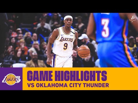 HIGHLIGHTS | Rajon Rondo (21 pts, 12 reb, 8 ast) at Oklahoma City Thunder