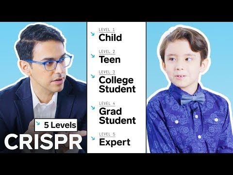 Biologist Explains One Concept in 5 Levels of Difficulty | CRISPR